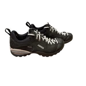 Asolo Shiver GV hiking shoes women’s 6.5 low cut waterproof black suede upper